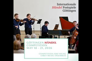 Pressemitteilung: göttingen händel competition 2026