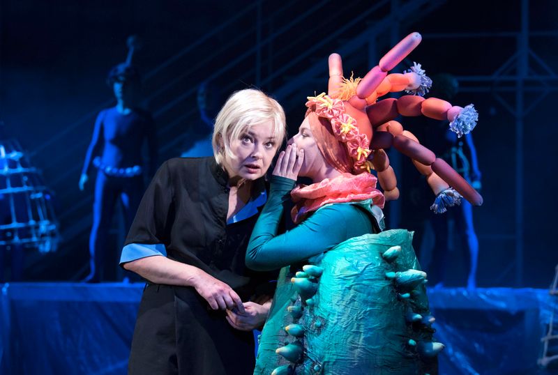 Szene aus DER GROSSE MARSCH (Staatstheater Cottbus)