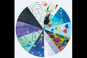 Vernissage: Werke von Eltern krebskranker Kinder - TrauerFarbKreis - verbunden sein