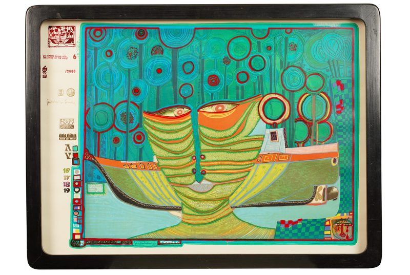 Friedensreich Hundertwasser: Kolumbus Regentag in Indien, 1971 © 2026 Gruener Janura AG, Glarus