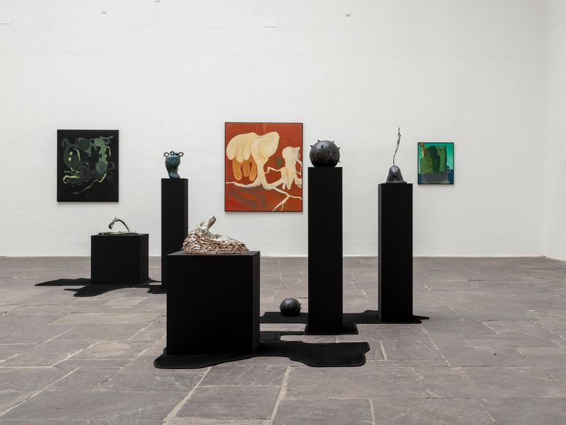 Ausstellungsansicht Breeding Shapes, Kunstpavillon im Alten Bot. Garten München, 2020 Foto: Sebastian Kissel, © Veronika Hilger 