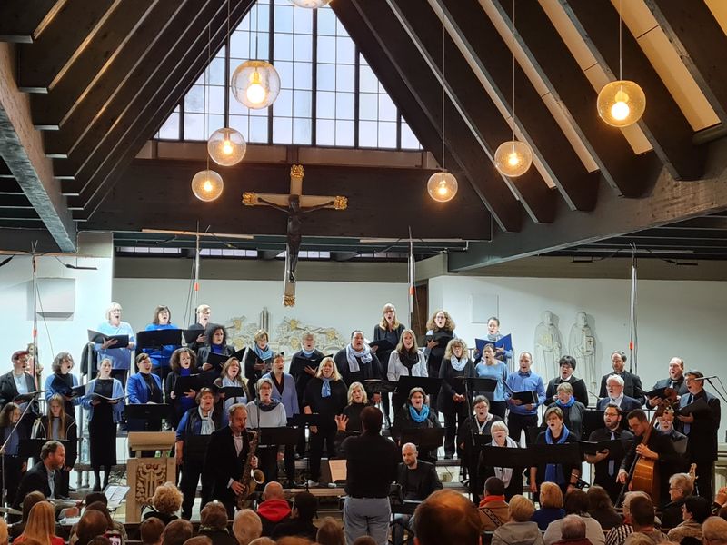 Gospelchor Hassberge und Jazzband 2024 Aidhausen