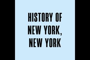 History of New York, New York