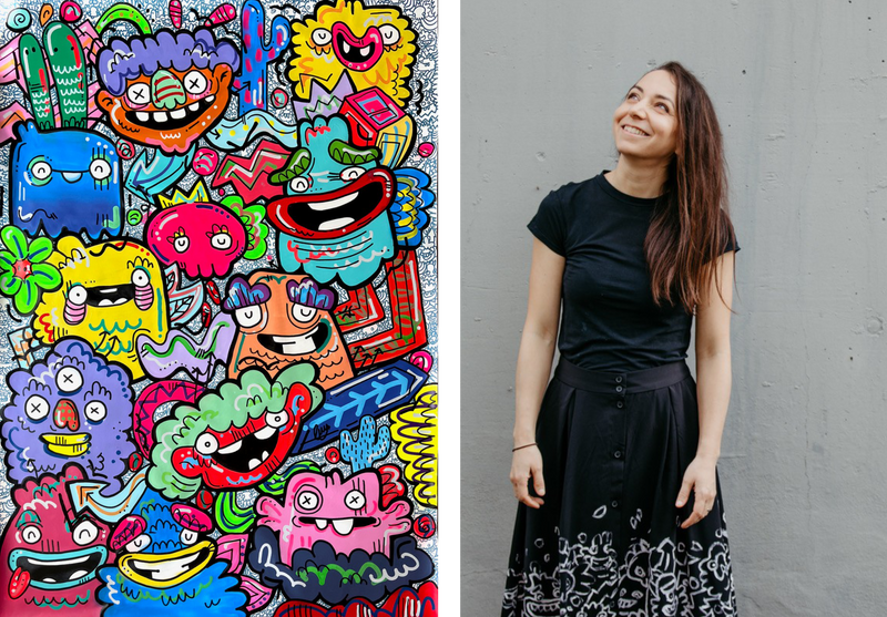 Vernissage Nette Monster und andere Kuriositten