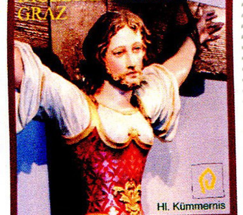 hl. Kümmernis Briefmarkenbogen