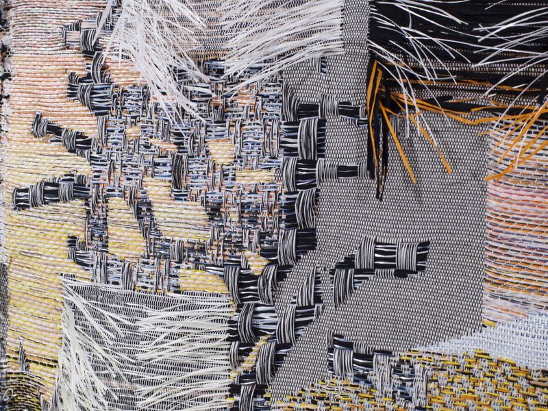 Hella Jongerius, Woven Cosmos – Woven Window, 2020 © Hella Jongerius, VG Bildkunst Bonn, 2020 Courtesy: Hella Jongerius, Foto: Magdalena Lepka